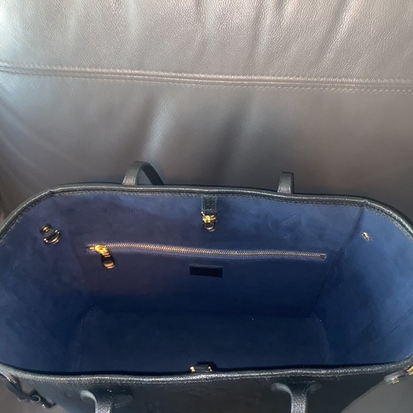 Louis Vuitton black leather neverfull MM - Picture 6 of 6